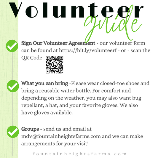 Volunteer with Fountain Heights Farms